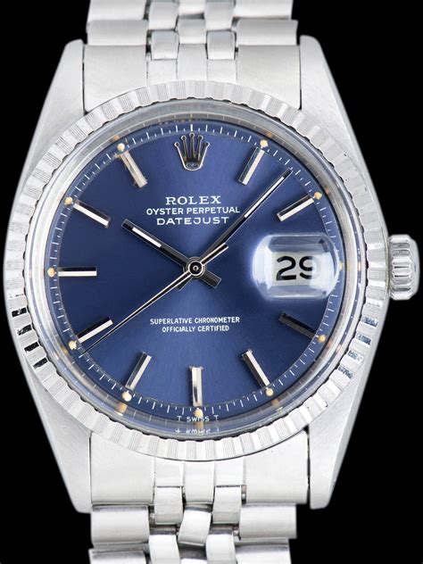 1973 rolex 1603 blue|Rolex datejust 1603 vs 16030.